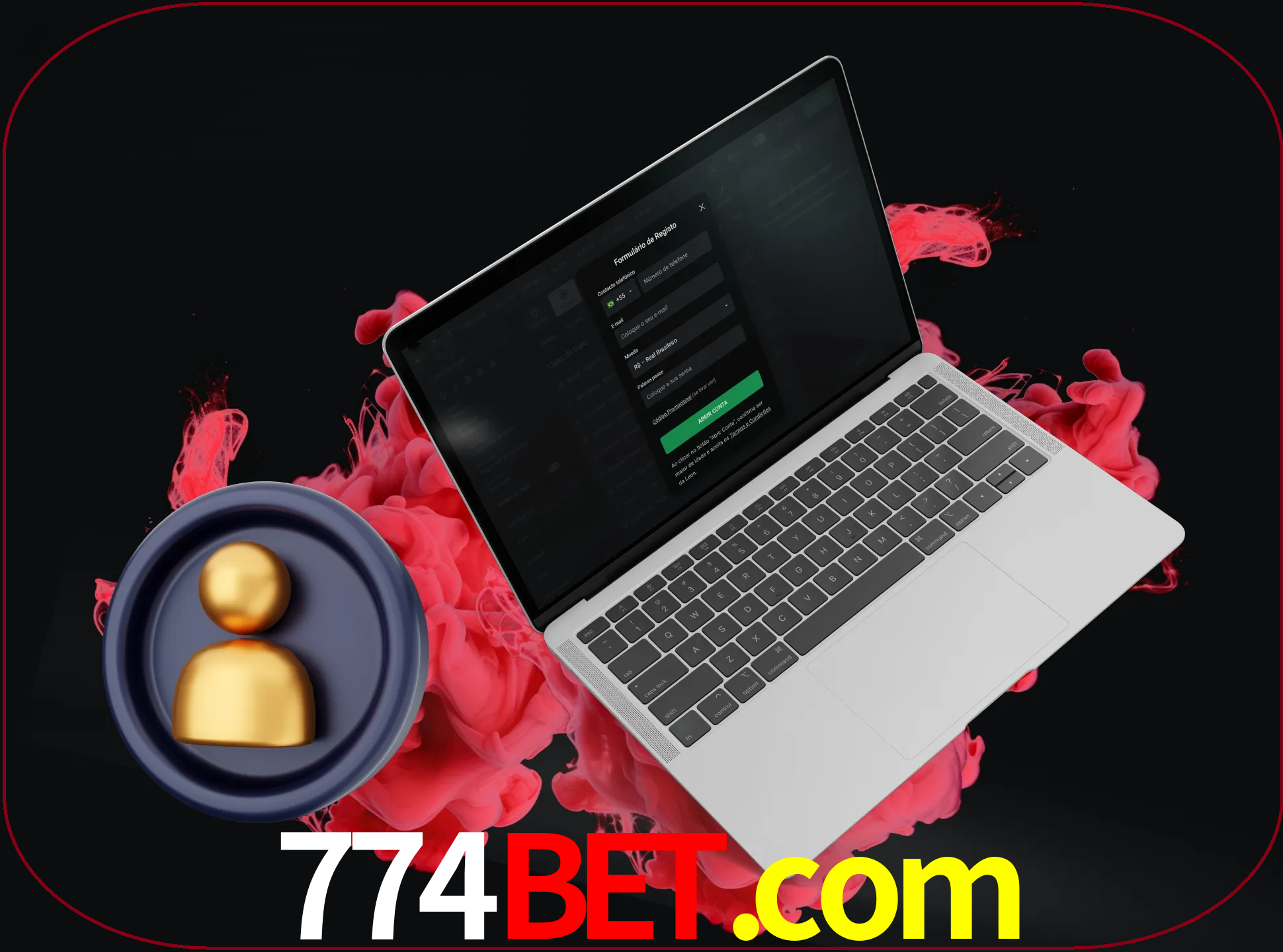 No cabeçalho do site 774bet, clique no botão que o levará a um formulário especial onde terá de introduzir as suas informações actuais.